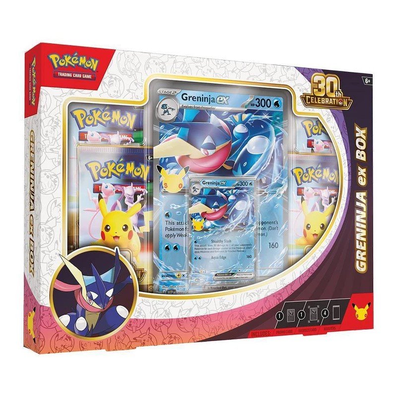 Pokémon 30th Celebration Greninja ex Box $29.99