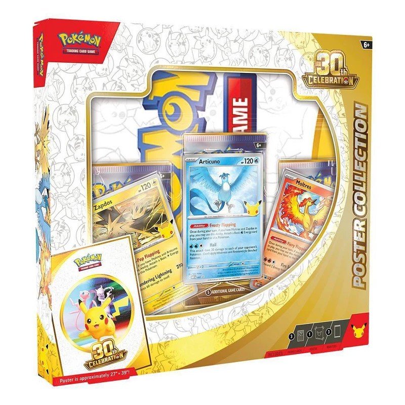 Pokémon 30th Celebration Poster Collection $19.99