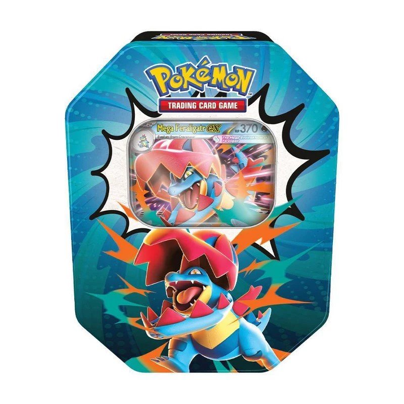 Pokémon Mega Feraligatr ex Tin $24.99