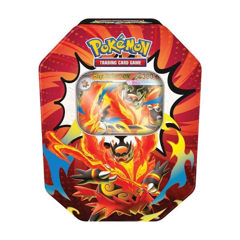 Pokémon Mega Emboar ex Tin $24.99