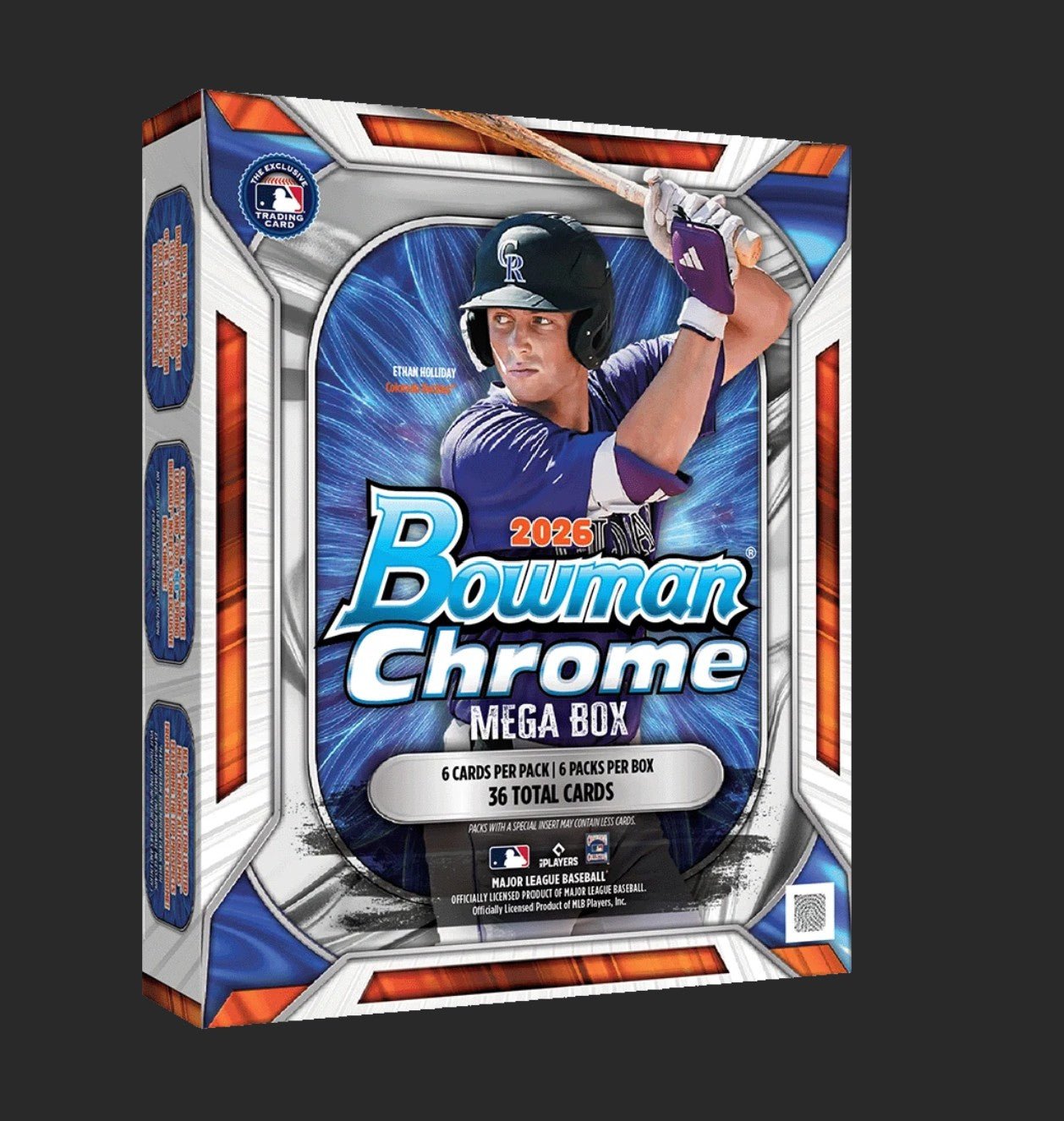 2026 Topps MLB Bowman Chrome Trading Card Mega Box $49.99