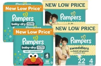 4 Pampers Diaper Packs