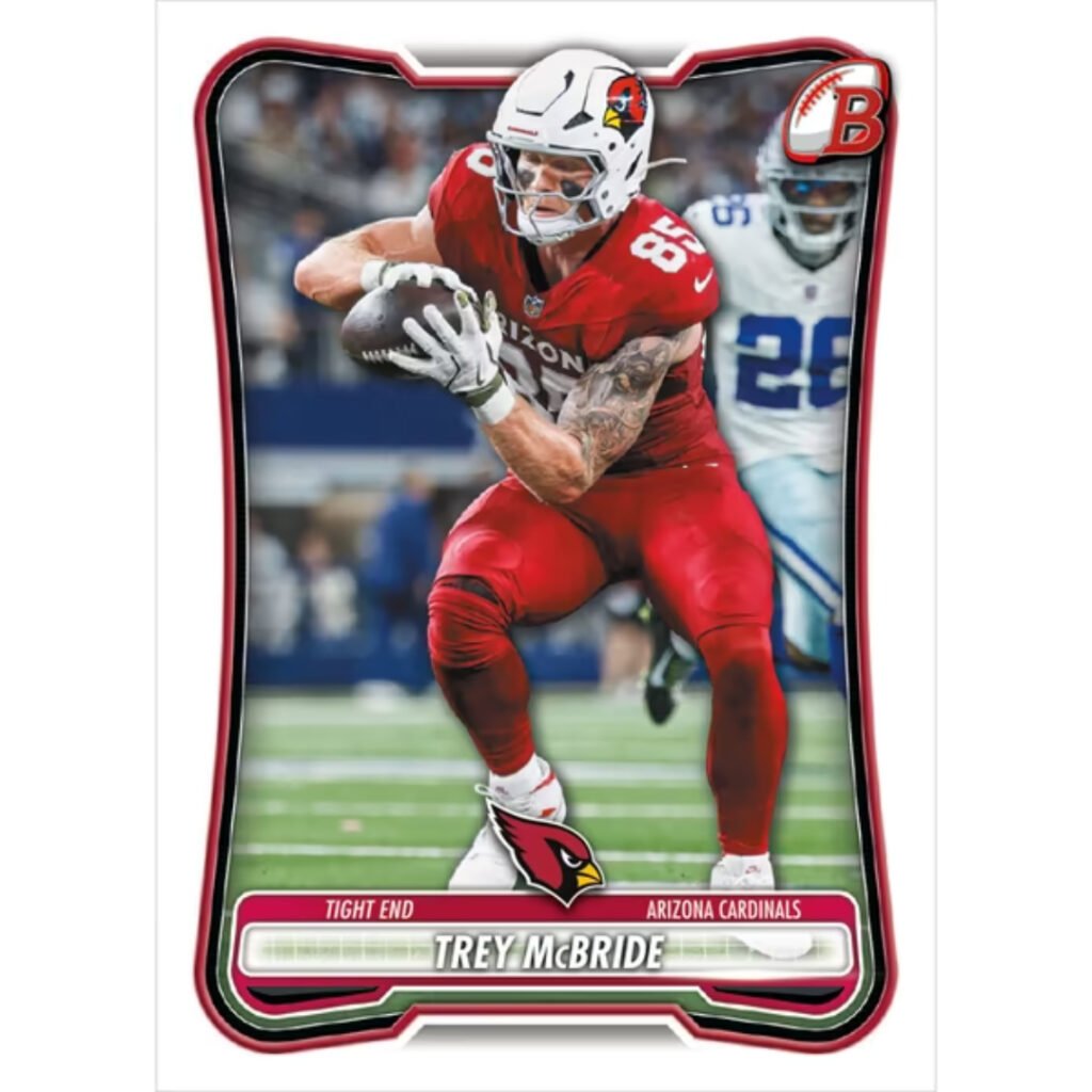 2026 Bowman Football Trey McBride Arizona Cardinals base card