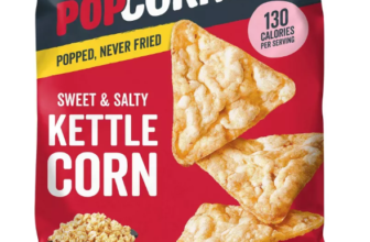 3 Popcorners Kettle Corn Snacks, 7 oz, $4.79 at What to buy