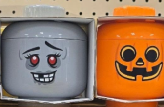 Level Up Your Spooky Season: The New LEGO Mini Storage Heads Are Here at Target!