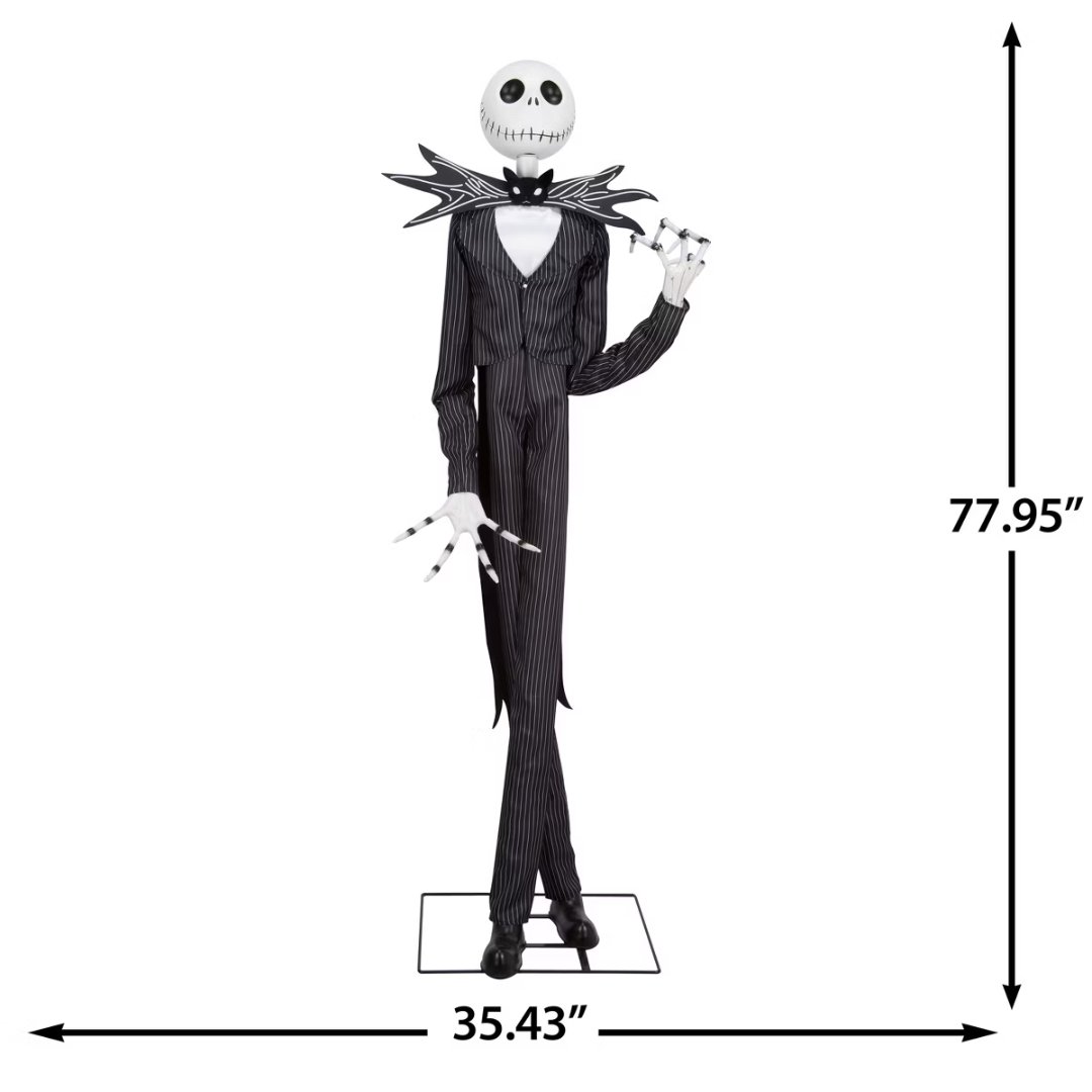 Jack Skellington life-size figure dimensions