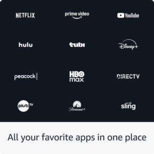 Streaming apps on Fire TV
