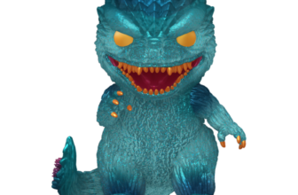 Funko Pop! Godzilla (Glitter) #2142 teal glitter vinyl figure with orange eyes and claws