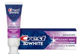 1 Crest 3D White Advanced Toothpaste, 2.4 oz, $3.97 at Walmart