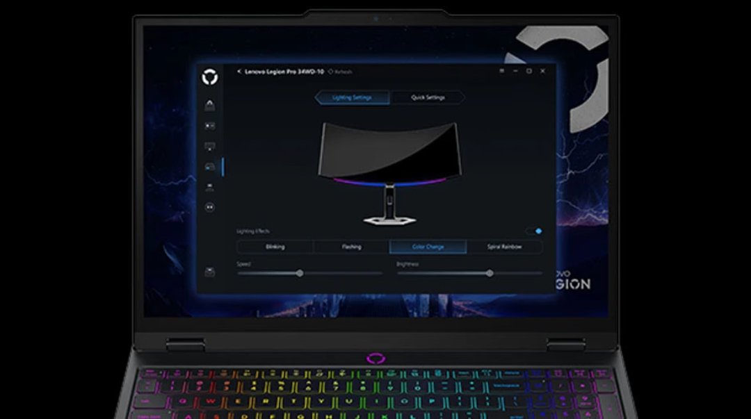 Lenovo Legion 5i Gen 10 RGB keyboard and Legion software