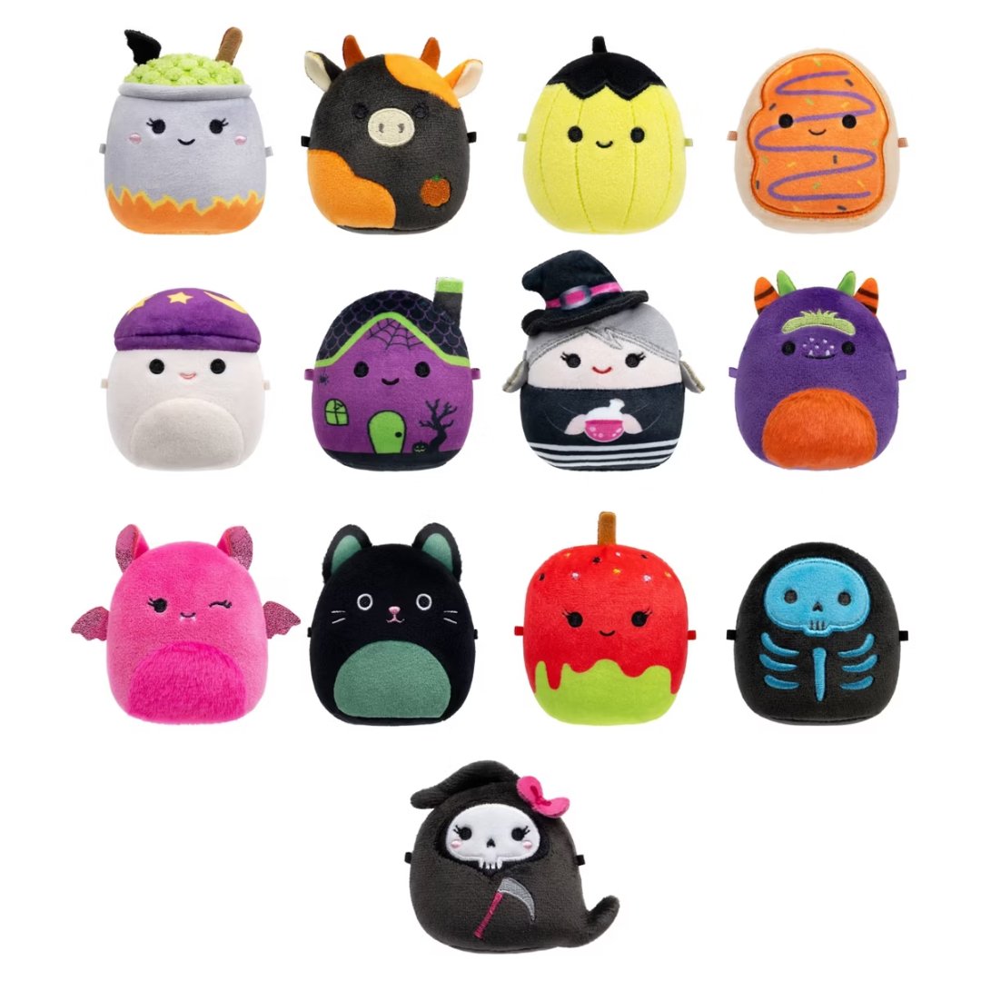 All 13 Micromallows Halloween plush from countdown calendar