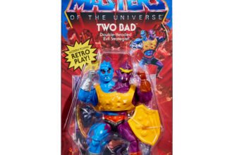 MOTU Origins Two-Bad retail blister packaging New for 26 with shield and mini comic
