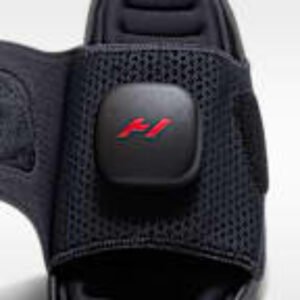 Nike x Hyperice Air Zoom Hyperslide Black strap with snap-on Hyperice heat and vibration pod