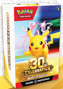 Pokémon TCG 30th Celebration Booster Bundle with 6 booster packs