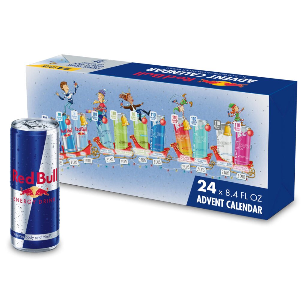 Red Bull Energy Drink Variety Advent Calendar, 24 x 8.4 fl oz cans