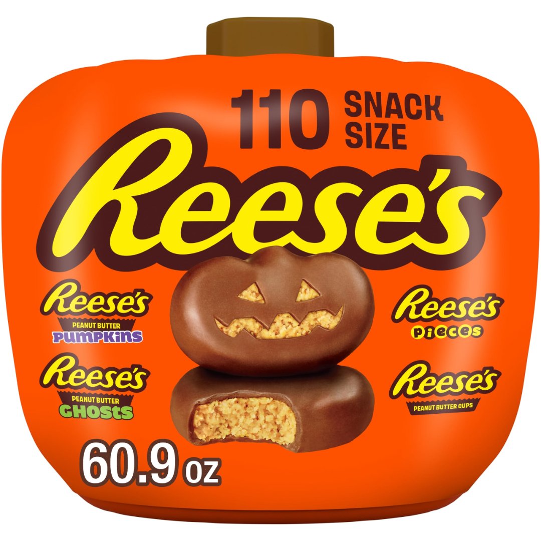 Reese's Pumpkin Bowl 110 pieces assortment graphic