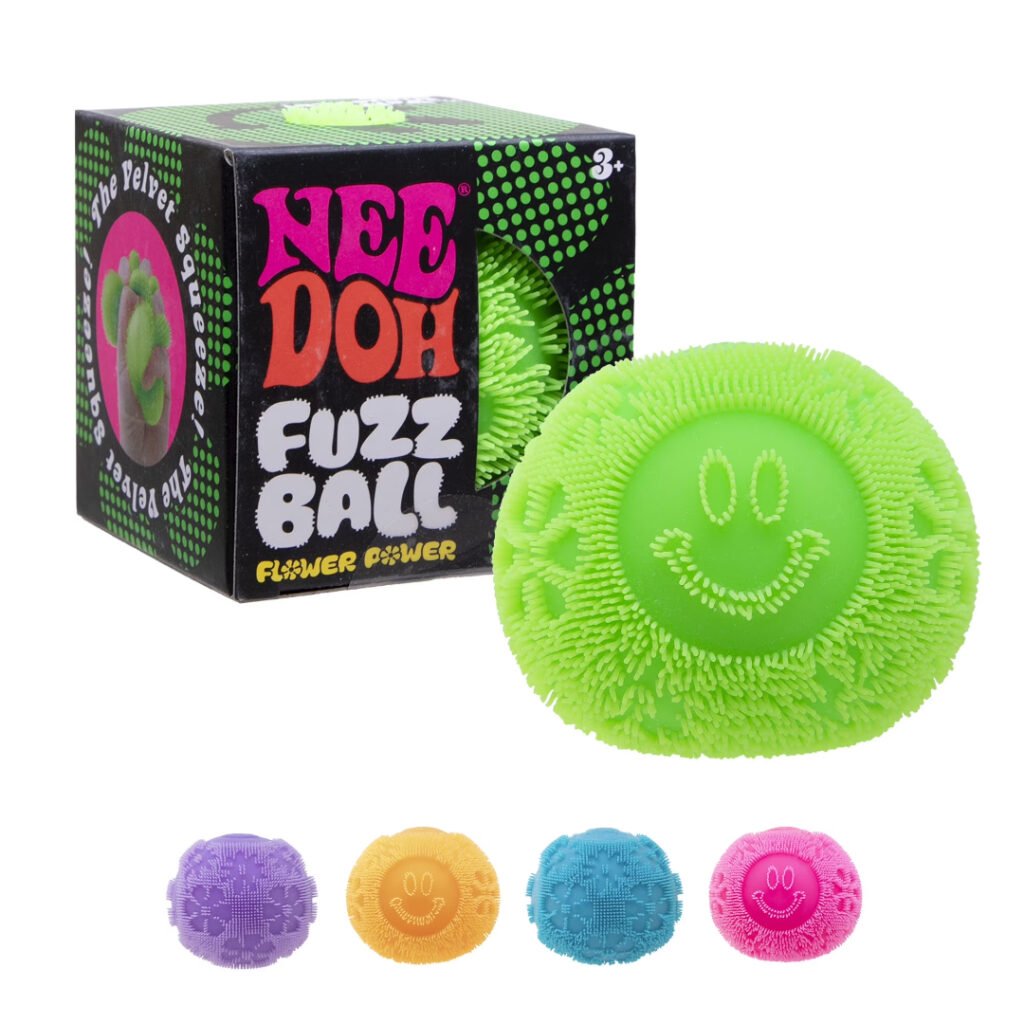 Nee Doh Fuzz Ball Flower Power fidget toy