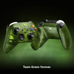 Xbox X25 controller front and translucent back