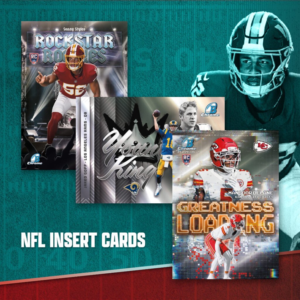 2026 Bowman Football NFL insert cards