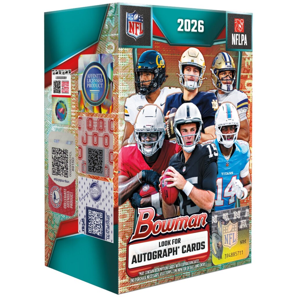 2026 Topps Bowman Football Value Box at Walmart