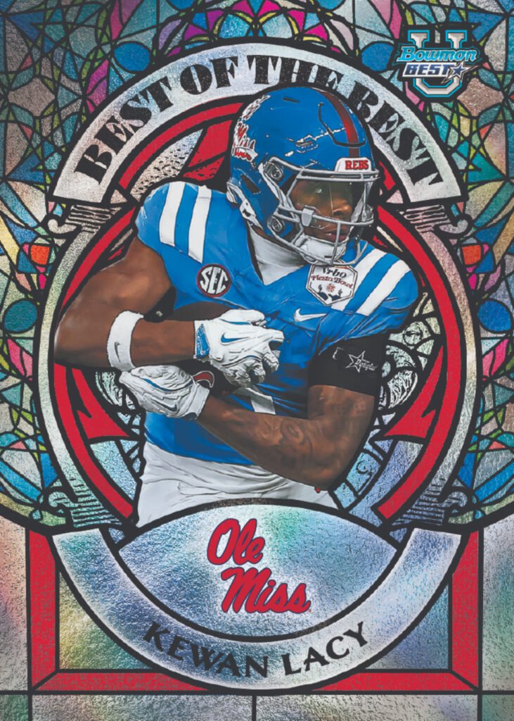 2026 Bowman U Best Kewan Lacy Ole Miss Best of the Best card