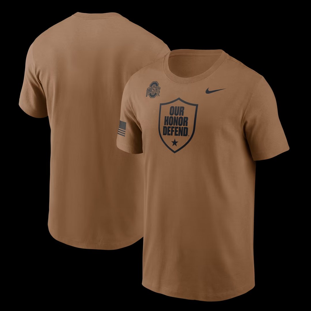 Ohio State Buckeyes Nike 'Our Honor Defend' brown tee