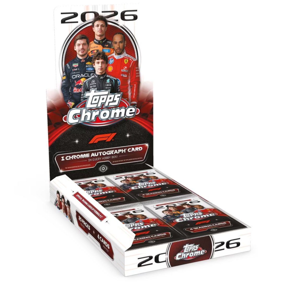 2026 Topps Chrome Formula 1 Hobby Box