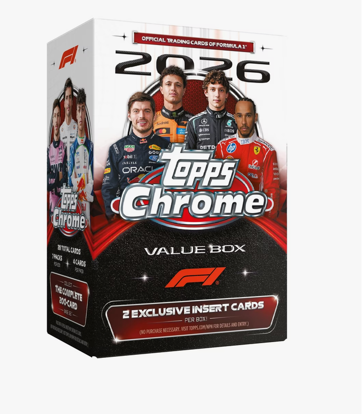 2026 Topps Chrome F1 Value Box