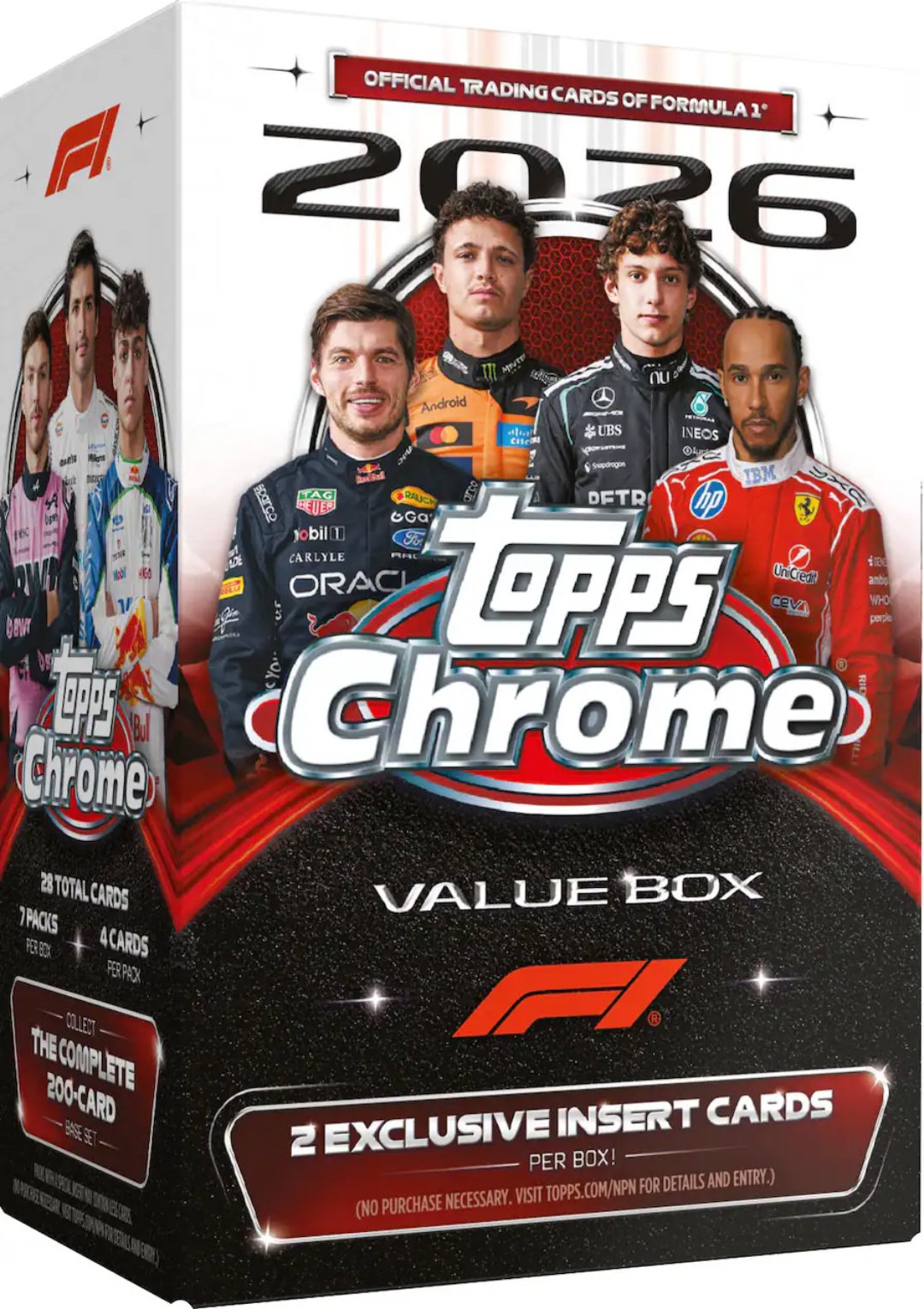 2026 Topps Chrome Formula 1 Value Box