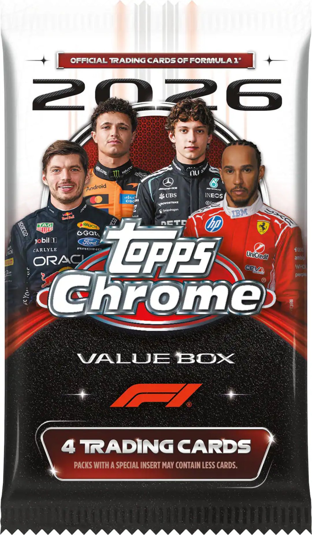 2026 Topps Chrome Formula 1 Value Box pack