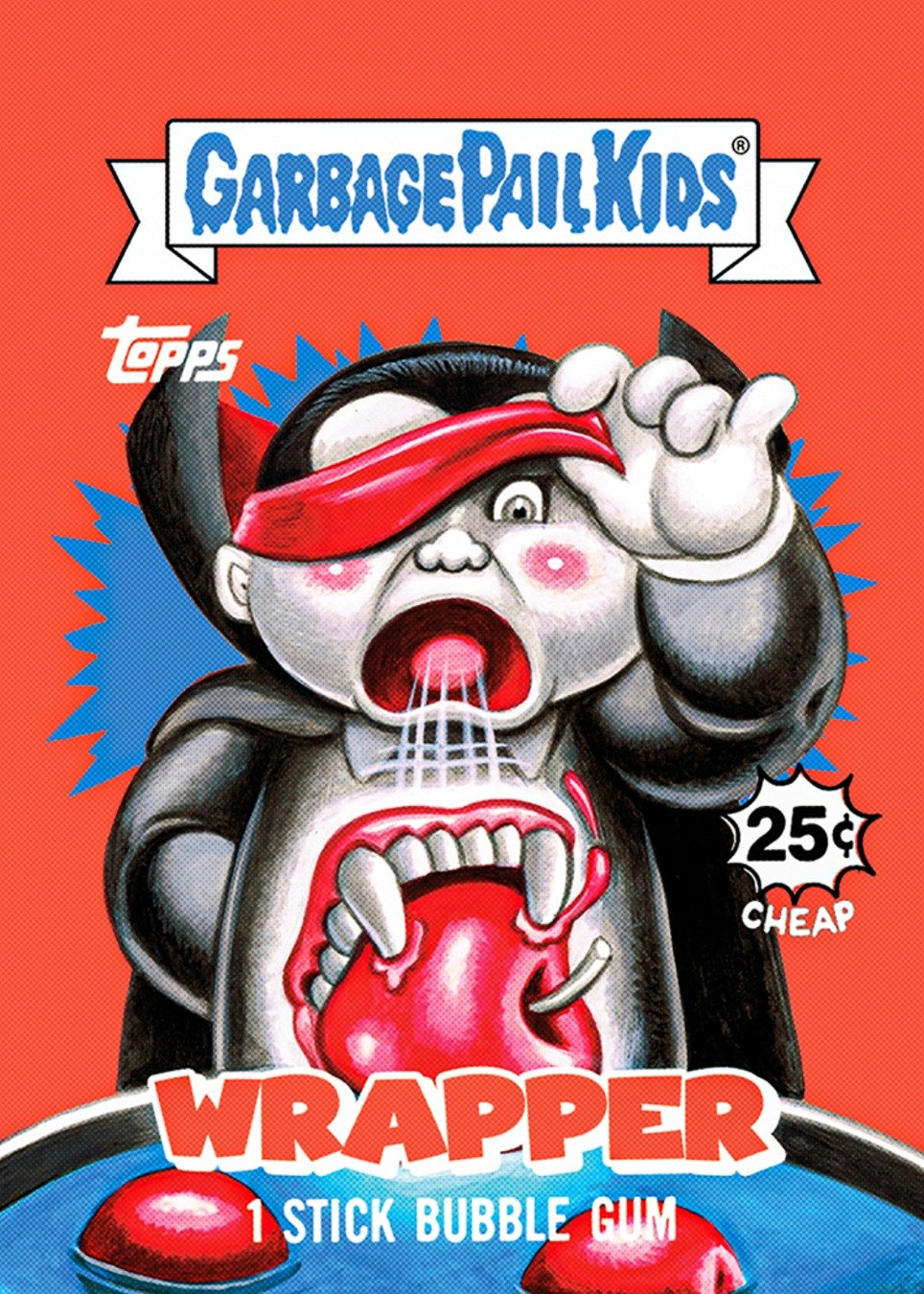 2026 Topps Garbage Pail Kids Halloween wrapper pack art