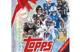 2026 Topps Holiday Football Factory Sealed Mega Box