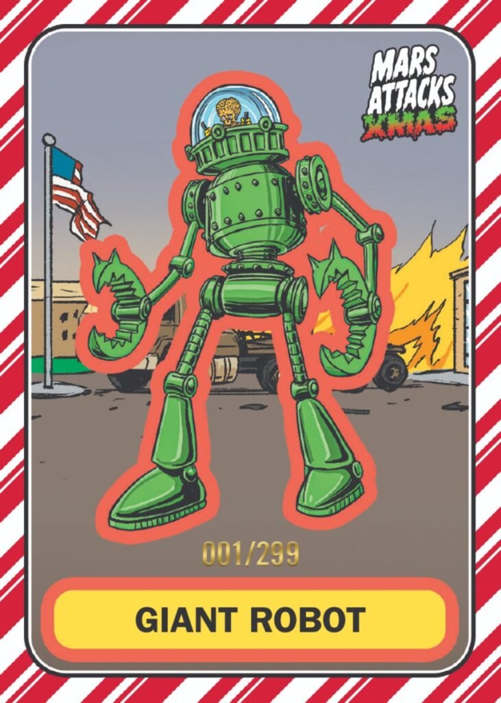 2026 Topps Mars Attacks Christmas – Giant Robot card