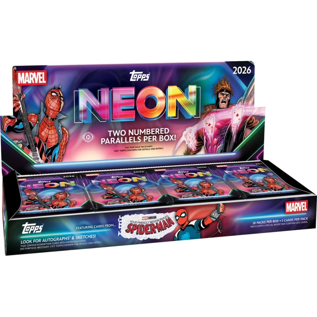 2026 Topps Marvel Neon factory sealed hobby box