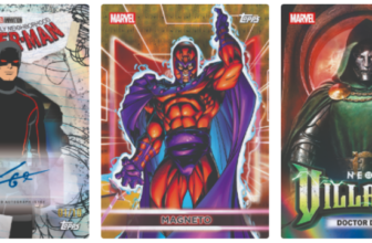2026 Topps Neon Marvel sample cards