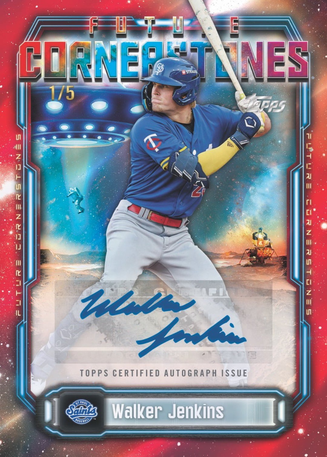 2026 Topps Pro Debut Walker Jenkins Future Cornerstones autograph 1/5