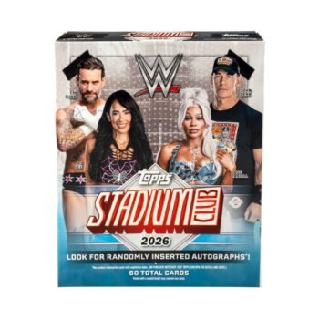 2026 Topps Stadium Club WWE Mega Box front