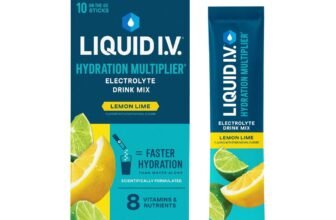 Liquid I.V. Hydration Multiplier Vegan Powder Electrolyte Supplements - Lemon Lime - 5.64oz/10ct at Target