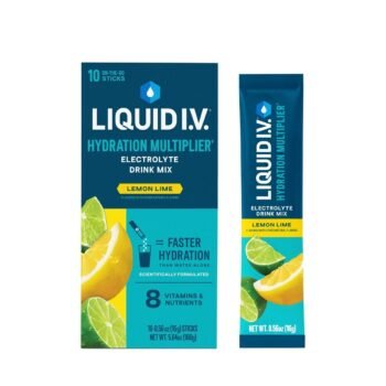 Liquid I.V. Hydration Multiplier Vegan Powder Electrolyte Supplements - Lemon Lime - 5.64oz/10ct at Target
