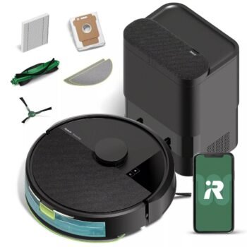 iRobot Roomba 105 Combo Cordless Vacuum & Mop Y354020 5.8" Cleaning Path Black at Target
