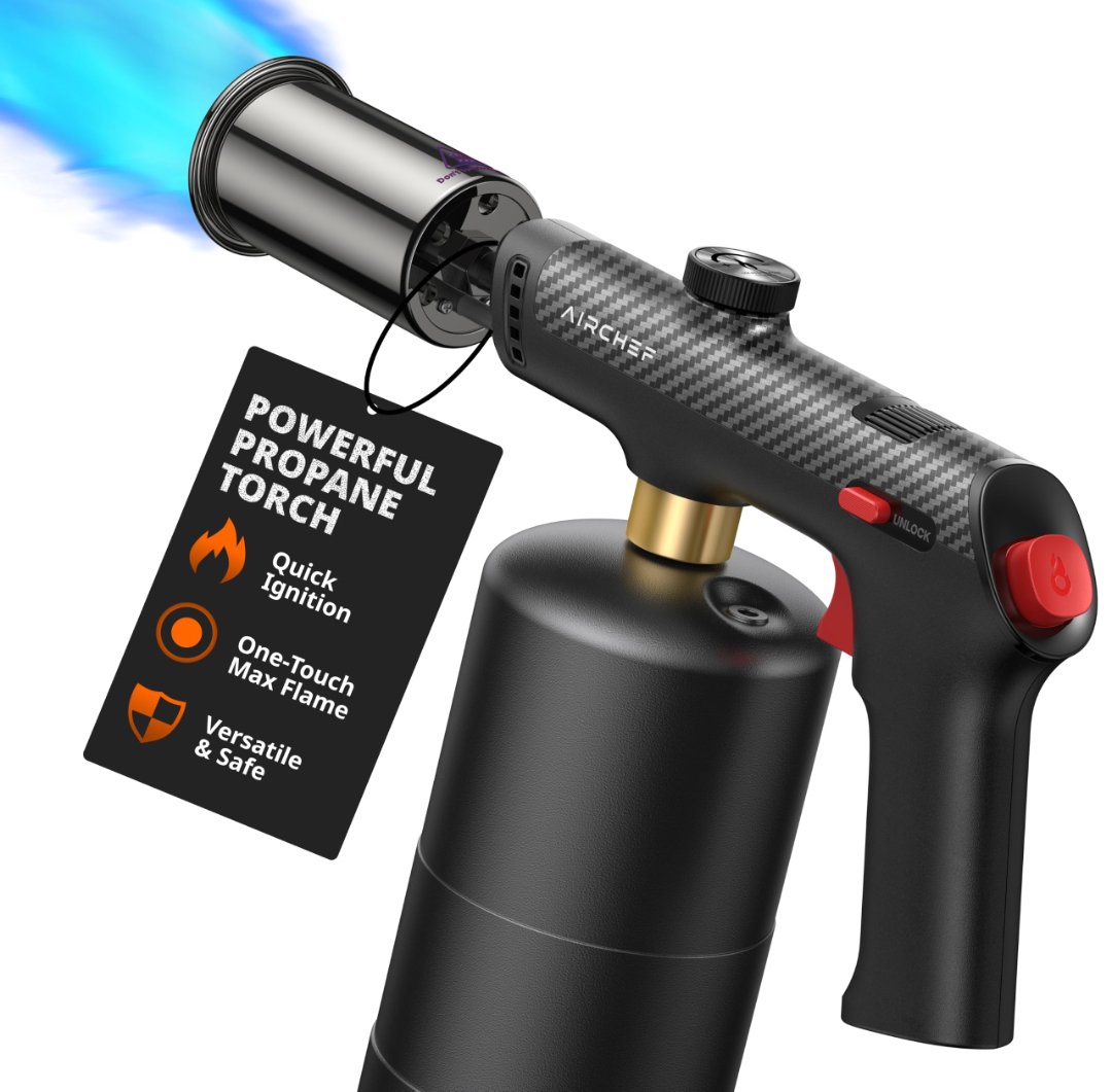 AirChef Propane Torch Gun in Royal Purple