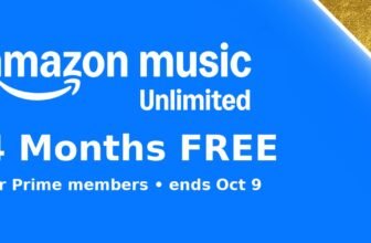 Amazon Music Unlimited 4 months free for Prime members