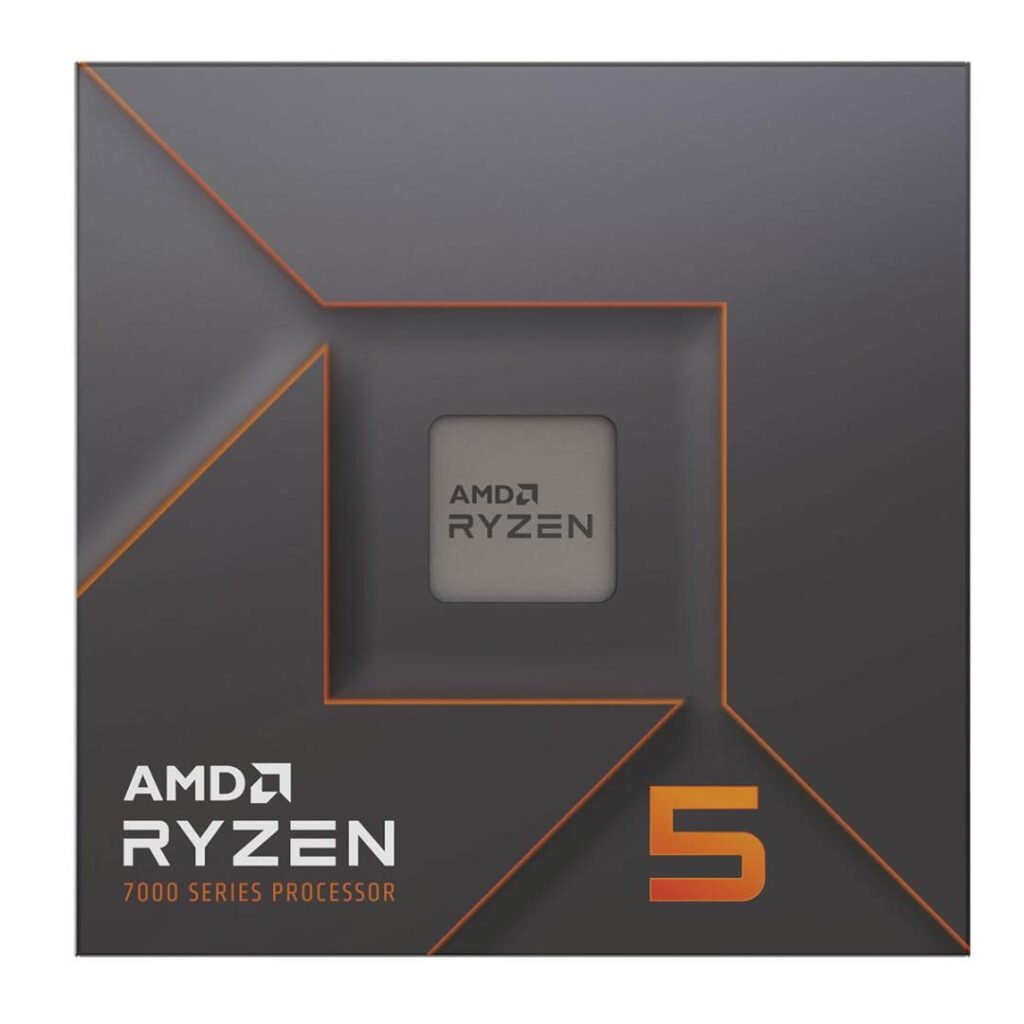 AMD Ryzen 5 7000 Series processor box, front view