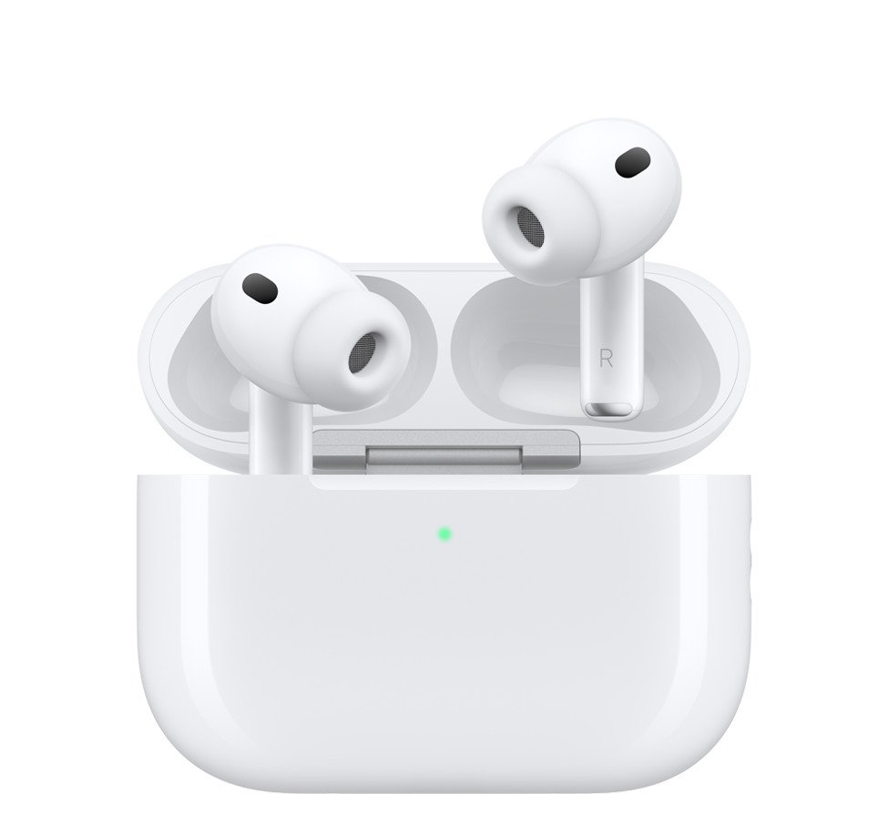 Apple AirPods Pro 3 white earbuds and case