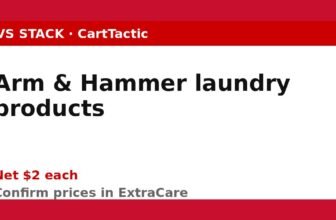 Arm & Hammer laundry products (buy 3)