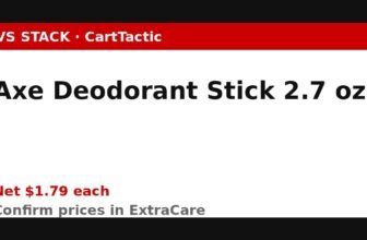 Axe Deodorant Stick 2.7 oz (buy 2)