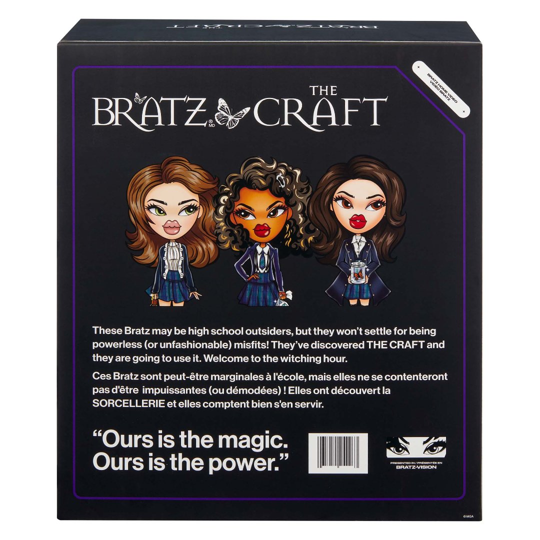 Bratz x The Craft box back