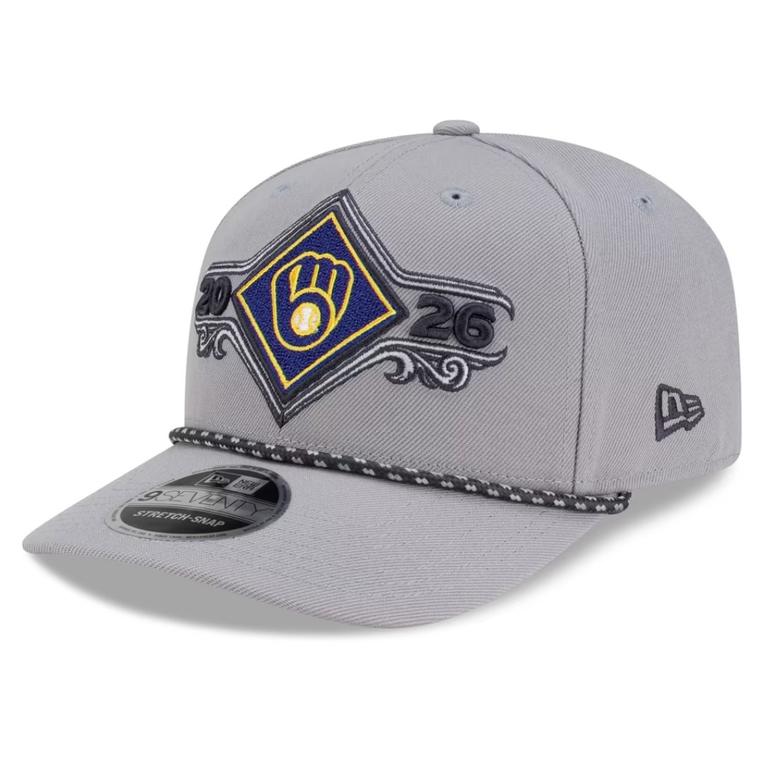 Brewers NLDS Champions locker room hat side view