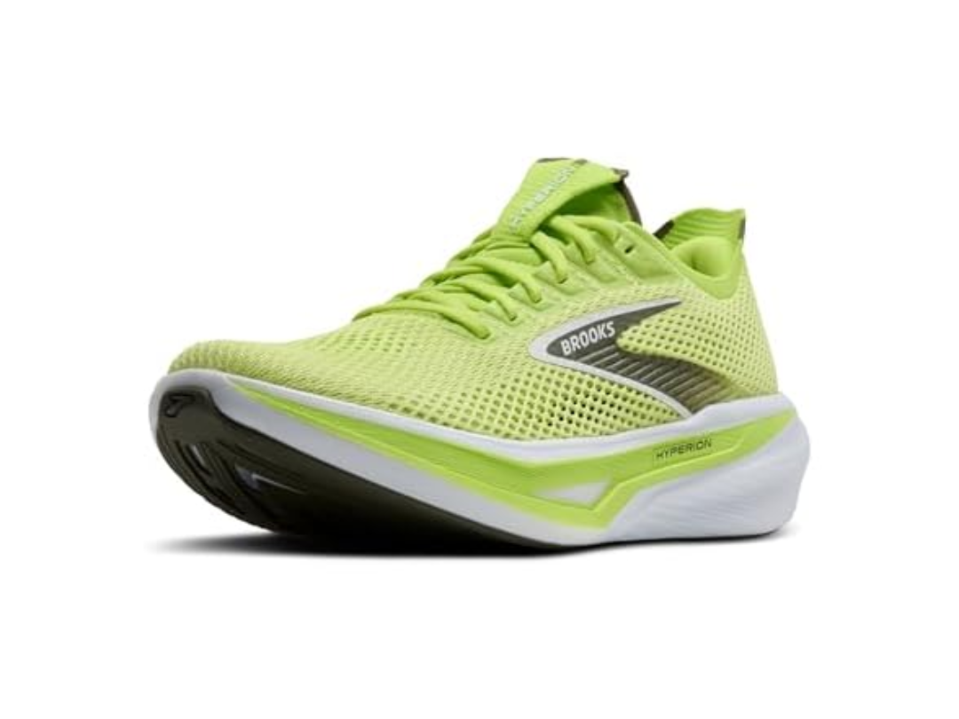 Brooks Hyperion 3 men's road running shoe in lime green
