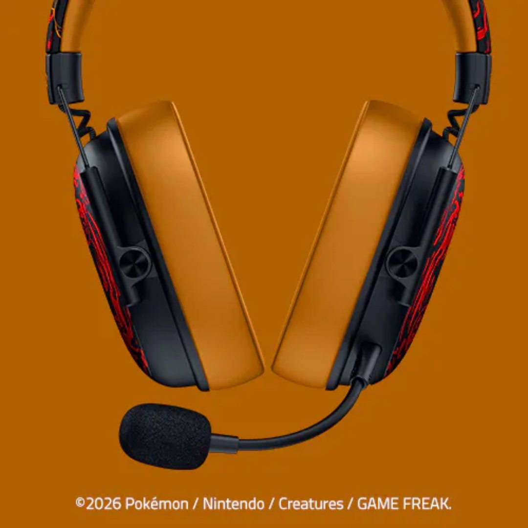 Charizard BlackShark V3 X HyperSpeed earcups